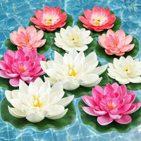 10 Pieces Artificial Flowers Varied Three Sizes Foam FlowersRealistic Garden Decoration