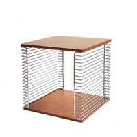 Cube Storage Organizer Easy to Install Wire Grid Cube Shelf Modular Design