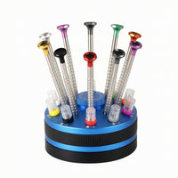 10 Pieces Screwdriver Set with Storage Base Portable Repair Toolkit Manual