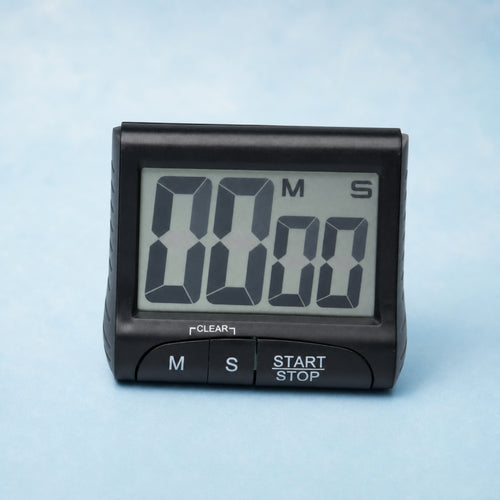 Countdown Stoppuhr Digital Kitchen Timer LCD Display Stopwatch Cooking Alarm Clock Countdown Clock Magnetic Countdown Timer Suitable for Seniors Children Cooking Study Fitness Home