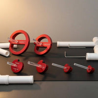 6 Pieces PVC Pipe Reamer Kit SCH-40 Sizes Socket Saver Evenly Reaming