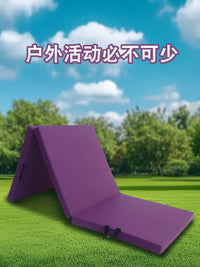 加厚三折叠健身垫多功能瑜伽舞蹈训练垫防滑环保体操垫子