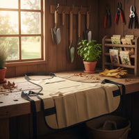 Gardening Tool Apron Waterproof Gardening Apron Oxford Cloth for Garage, Workers