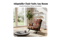 Highsupport Single Sofa Cream design Lounge Chair Ergonomic for Balcony, Homeowners