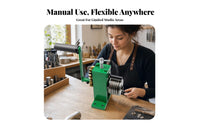 Mountable Earring Making Machine Lever Handle Manual Forming Tool Compact Circlet Former Bender Gear Driven
