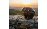 Motorcycle Half Helmet Adjustable Open Face Half Helmet Retro Sleek for Cruiser Riders, Daily Commuting