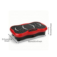 Slimline Vibration Plate Anti-Slip Vibration Platform Compact Vibrating Platform Space-Efficient for Adults, Seniors, Home Gym, Living Room