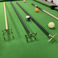 Topo Sports Billiard Cue Rest Cross Fork High and Low Fork Black Eight Snooker Copper Cross Cue Head