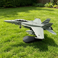 Fighter Jet Model Collectible Fighter Jet Model with Stand Pre Assembled for Collectors, Shelf Display, Office Decor