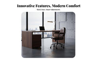 Ergonomic Computer Chair with Casters Support rotate Seat for Study Room