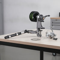 Fishing Line Spooler with Tensioner Adjustable Tension Fishing Line Spooler with Clamp Bench-Mounted Reel Spooling Station for Workbench