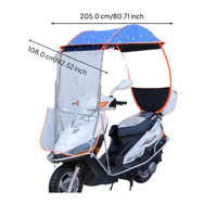 Waterproof motorcycle cover, steel