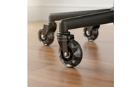 Double Wheel Casters Double Bearing Rubber Caster Wheels Floor Safe for Sofa