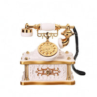 Antique Telephone Melody Box Dark Finish Vintage Telephone Melody Box Nostalgic