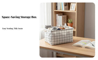 Foldable Drawer container adaptable Closet Organizer Stackable for Dorm Room