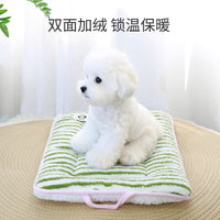 毛绒狗垫子睡觉用冬季加厚保暖宠物睡垫棉垫猫床垫猫咪趴趴垫猫窝