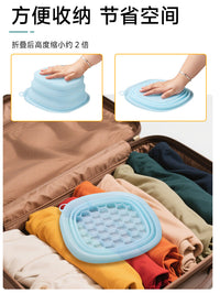 可折叠脸盆冰敷冰块模具冰水盆多用冰格制冰盒创意按压冻冰块神器