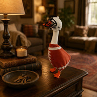 Football Goose Costume Face Mask Goose Figurine Costume Striped