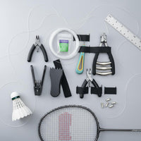 8 Pieces Badminton Racket Stringing Tool Kit Multi-Functional Badminton Stringing Clamp Kit Portable Racket Restringing Tool Set