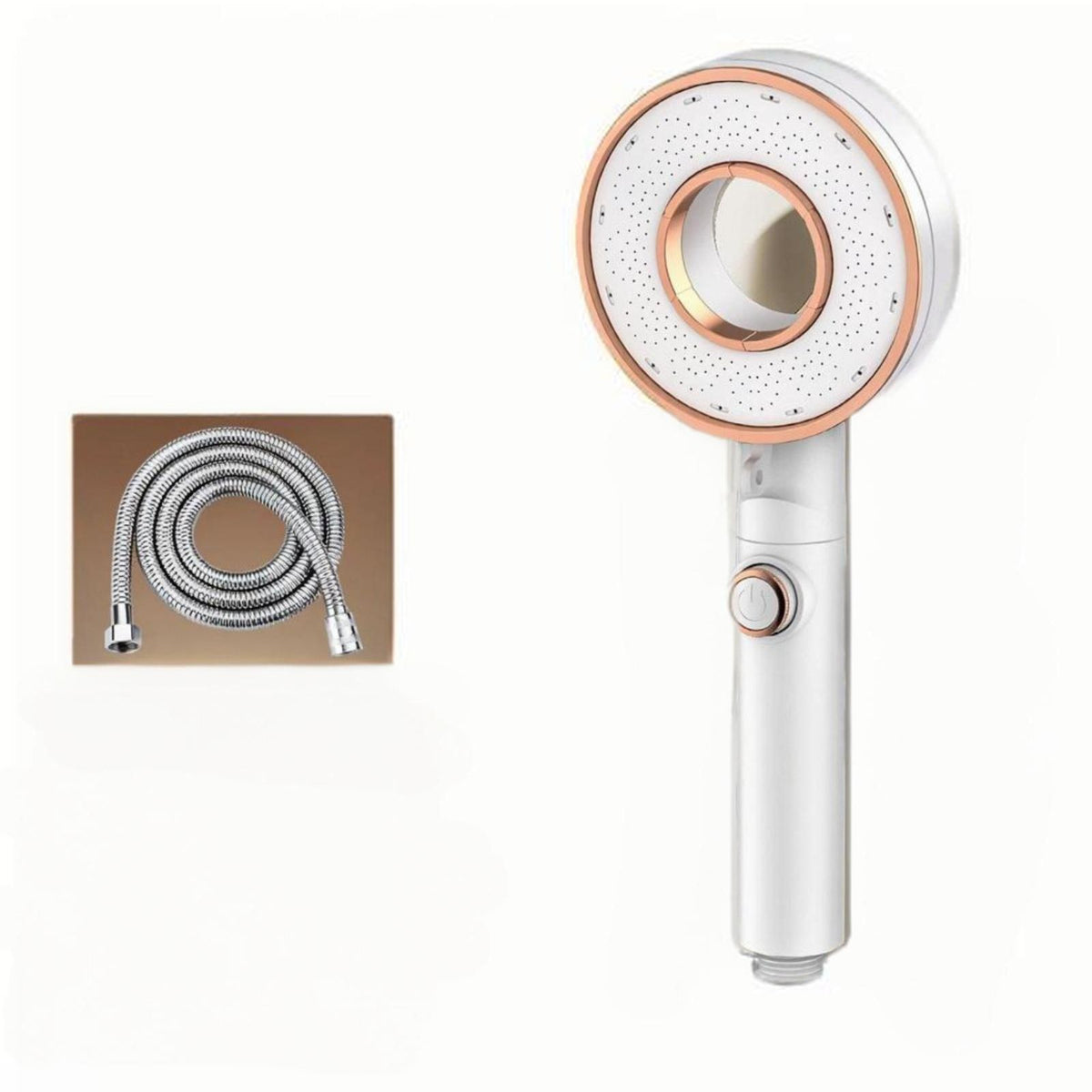 High Pressure Shower Head, Handheld Showerhead Kit, Adjustable No-Drill Installation, Bathroom, Home, Massage Spray