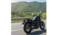 Motorcycle Rear Luggage Rack Black Motorcycle Luggage Rack Metal Cargo Carrier for Motorcyclists, Commuters, Motorcycles