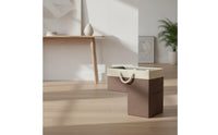 Stair Basket with Rope Handles Space-Saving Stair Storage Basket with Handle Sturdy Bin for Stairs