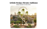 Heart-Shaped Etagere Space-Saving Multi-Tier Planter Rack Easy Assembly