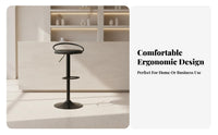 Upholstered rotating Stool Luxury Design Counter Chair Sturdy Frame for Homeowners