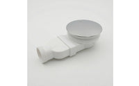 Shower Drain Kit Threaded Shower Drain with   Cover Round for Home Renovators, Plumbers, Wet Room, Washroom Renovation