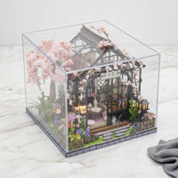 Wooden 3D Model Kit Detailed Design Light up Miniature Room Kit Creative Gift DIY