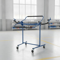 Adjustable Bumper Stand with Wheels Sturdy Bumper Repair Stand Mobile Rolling for Auto Body Technicians, Workshops