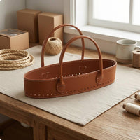 Perforated Handle Panel DIY Assembly Bag Handle Base Leather-Like
