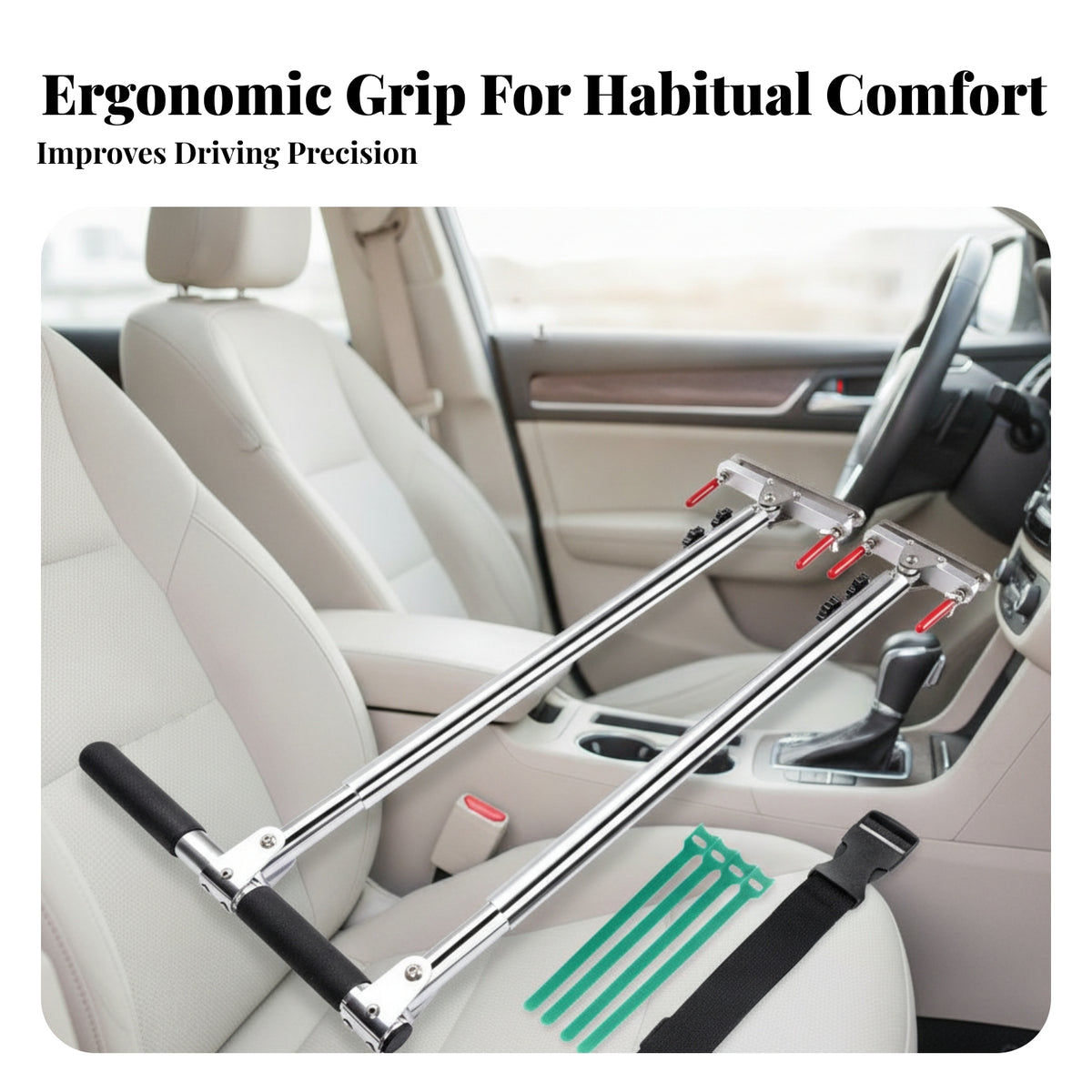 Portable Car Hand-Control Driving Aid | Stainless Steel Tubes, Hand Controls for Car