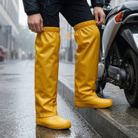 Waterproof Leg Sleeves Fit PVC Leg Sleeves Easy to Put on and Takes off Legs Protectors for Commuters, Rainy Commutes, Outdoor Activities
