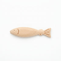 Wooden Fish Ornament Matte Natural Wood Hand Carved Wooden Ornament Nautical Fish Sculpture Lightweight Suitable for Living Room Entryway Creative Display Area