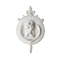 Angel Wall Hook White Cherub Wall Hook Classical for Entryway