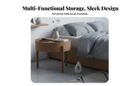 Round Rotating Storage Unit Nordic Aesthetic Living Room Centerpiece Multi-Functional Space-Saving for Seniors, Small Areas
