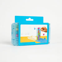 Foldable Stacking Game with Storage Case Portable Color Stacking Game Compact Toy Travel-Friendly for Children, Families, Party, Classroom