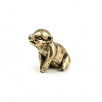 Metal Figurine Sculpted Desk Ornament Compact for Study