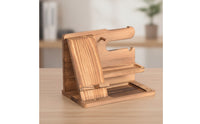 Wooden Phone Stand Wooden Phone Stand Freestanding for Desk, Office, Nightstand