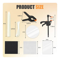 Card Cleaning and Flattening Kit All-in-Single Solution Trading Card Flattening