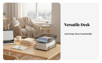 Tiered Shelf unit Space-Saving Countertop Bookstand adaptable Use for Study Room