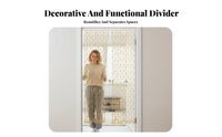 Beaded String Curtain Transparent Design Room Divider Decorative for Homeowners