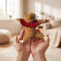 Soft Toy Accessory Ornament Fuzzy Texture Bear Charm Soft for Teens, Backpack