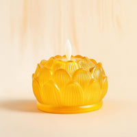 LED Lotus Lamp Battery-Powered Lotus Lamp Lighted for Home Altar, Prayer Space