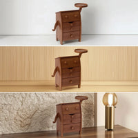Jewelry Organizer with Drawers Organized Tabletop Jewelry Chest Elegant for Dresser, Vanity