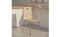 Quick-Service Restaurant Furniture Easy to Clean Cafeteria Dining Set Heavy Duty Restaurant Table and Chairs for Cafeteria, Cafe