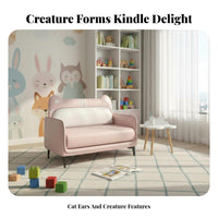 cumulusShaped Mini Sofa Kid-Sized children's Furniture Soft and Comfy Modern Look for Toddlers, Nursery