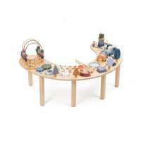 Developmental Table with Bead Maze Learning Developmental Table Wooden Activity Center Multifunctional Furniture