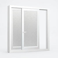 Window Film Privacy for Home Office and Toilet, Frosted Glass Film with No Glue PVC, Extra Wide 120cm Width, Bathroom Window Film Privacy Style